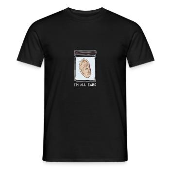 Van Gogh Ohr Art Lovers - Men's T-Shirt - black - Front - AI Model Male 178 light (178cm)