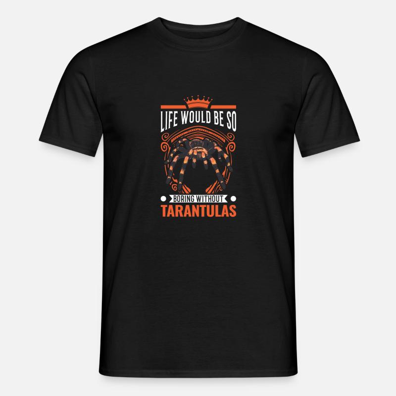 Tarantel Spinne Tarantula - Männer T-Shirt - Schwarz
