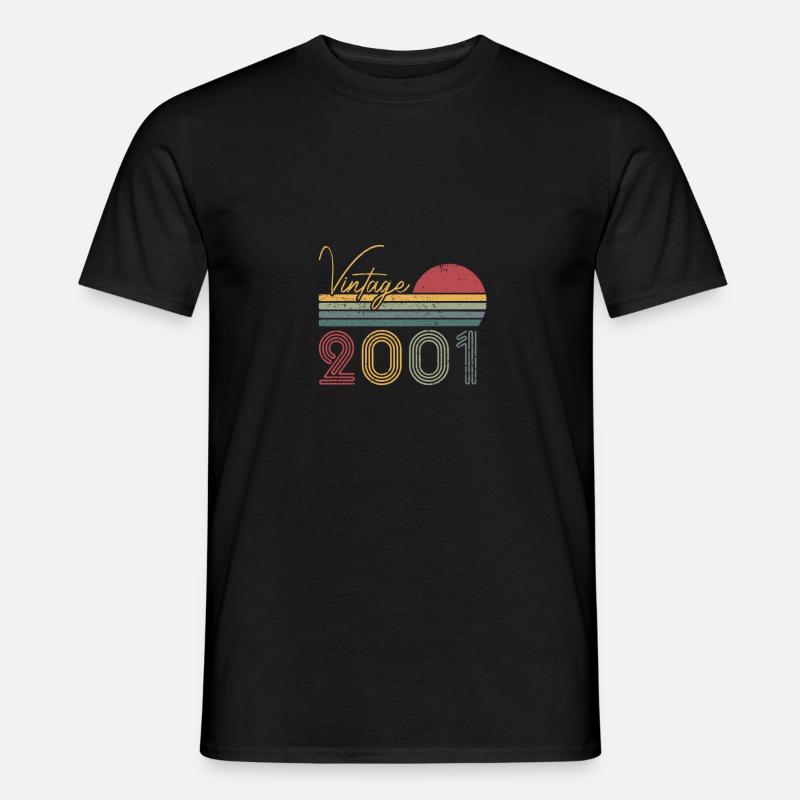 2001 Limited Edition - Männer T-Shirt - Schwarz
