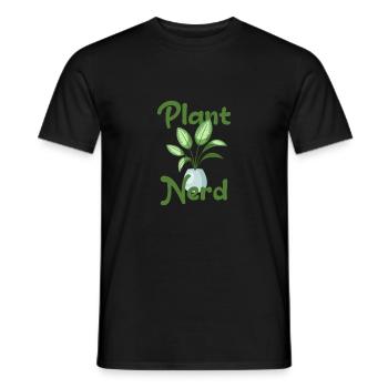 Plante Nerd Plante d’intérieur Plant Lover Dieffenbachia - T-shirt homme - noir - Devant - AI Model Male 178 light (178cm)