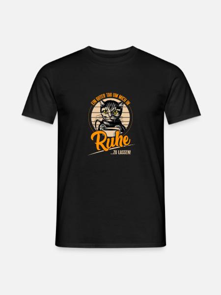 Ich hasse Menschen - LassMich in Ruhe T-Shirt - Männer T-Shirt - Schwarz
