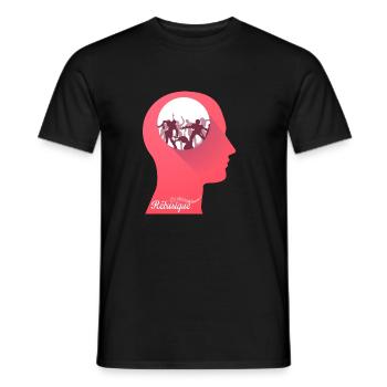 In your head Zombie - T-shirt homme - noir - Devant - AI Model Male 178 light (178cm)