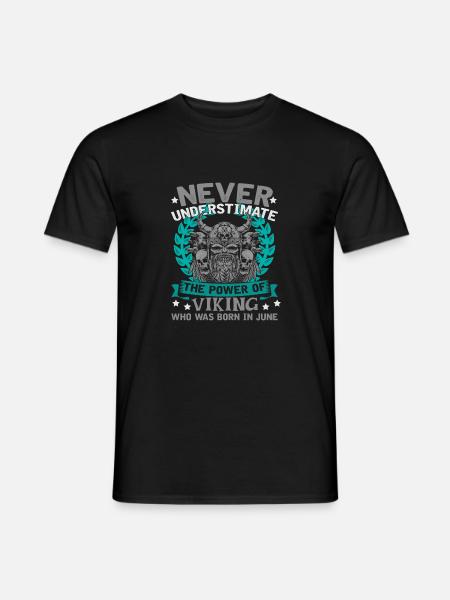 Vikings - Männer T-Shirt - Schwarz
