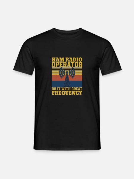 Ham Radio Operator Amateur - Men's T-Shirt - black