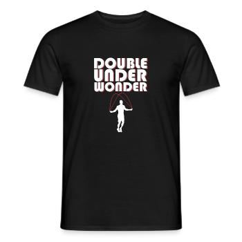 Speed Rope Skipping - Bouncy Rope Double Skipping - Men's T-Shirt - black - Front - AI Model Male 178 light (178cm)