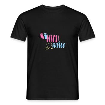 NICU Nurse Gift for Women - Men's T-Shirt - black - Front - AI Model Male 178 light (178cm)