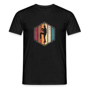 Lanceur de baseball Lanceur Closer Relief Softball L - T-shirt homme - noir - Devant - AI Model Male 178 light (178cm)