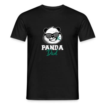 Stay Calm Panda Yoga Cute Panda Bear Panda Lover - Männer T-Shirt - Schwarz - Vorne - AI Model Male 178 light (178cm)