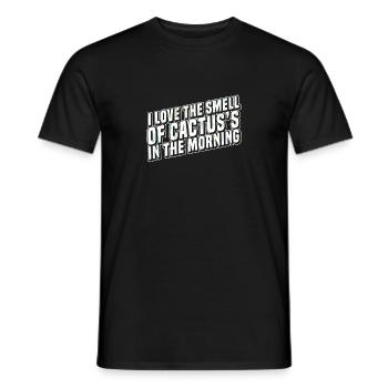 Jardin de cactus - T-shirt homme - noir - Devant - AI Model Male 178 light (178cm)