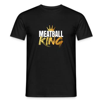 Meatball Meatball Food Gift - Men's T-Shirt - black - Front - AI Model Male 178 light (178cm)