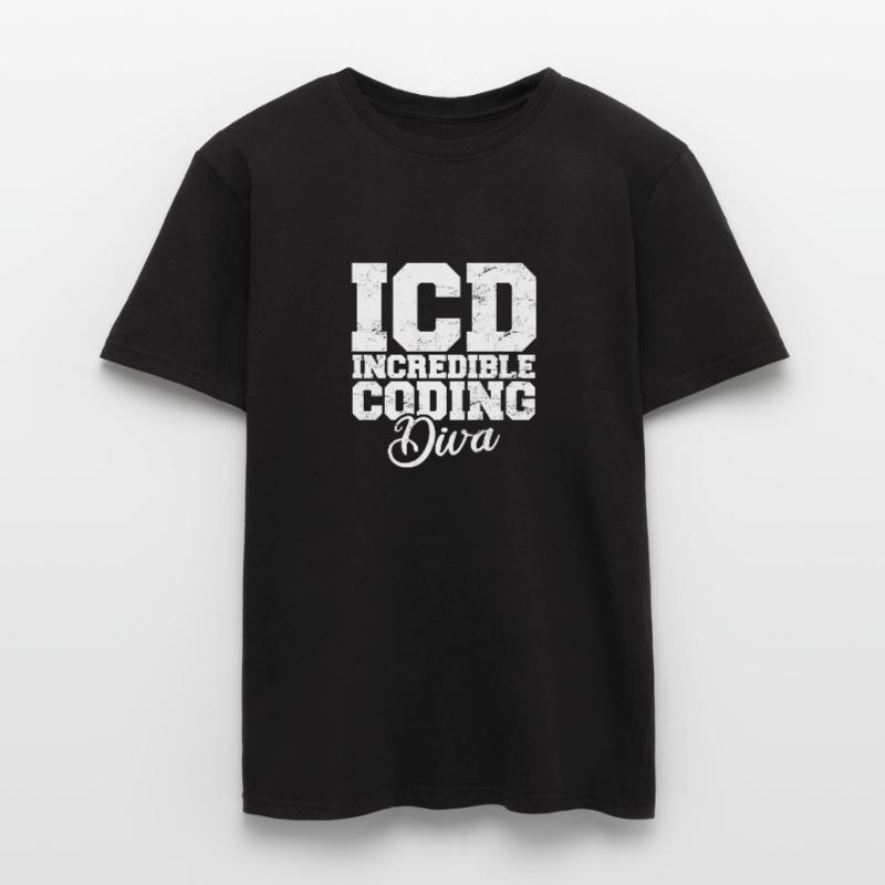 Funny Medical Coder Billing Incredible Coding Diva Männer T-Shirt