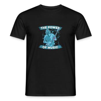 Professeur de musique Professeur de musique - T-shirt homme - noir - Devant - AI Model Male 178 light (178cm)