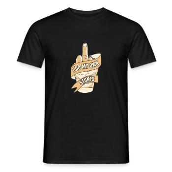 Bonne récupération Bras cassé Os cassé - T-shirt homme - noir - Devant - AI Model Male 178 light (178cm)