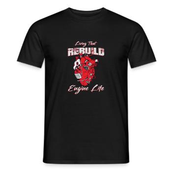 Herztransplantation OP Krankenhaus Reha Geschenk - Männer T-Shirt - Schwarz - Vorne - AI Model Male 178 light (178cm)