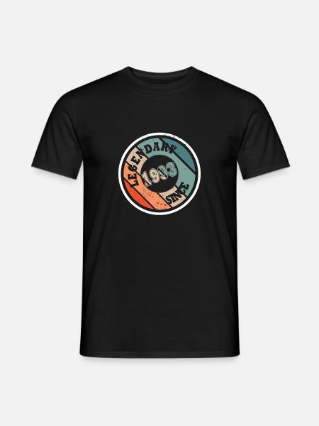 30th birthday born 1993 Legendary Since 1993 - Men's T-Shirt - black