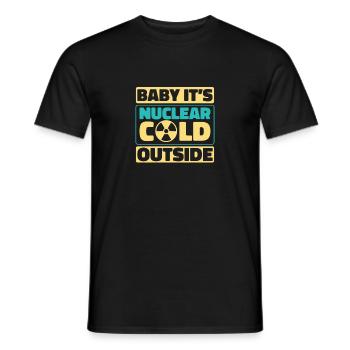 Physique Physique Physique Physique Nucléaire - T-shirt homme - noir - Devant - AI Model Male 178 light (178cm)