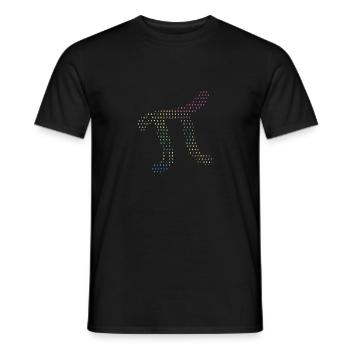 Chiffres de Pi dans les numéros de code source Pi Jour 3.14159 - T-shirt homme - noir - Devant - AI Model Male 178 light (178cm)