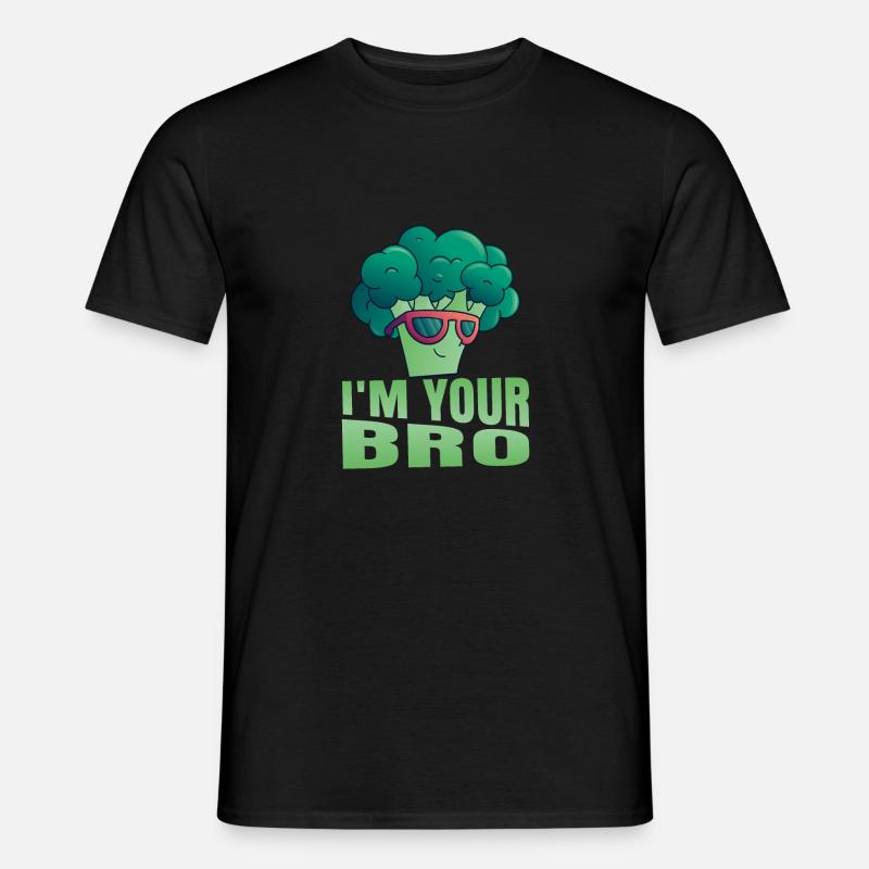 I'm Your Bro Broccoli Vegetable - Männer T-Shirt - Schwarz