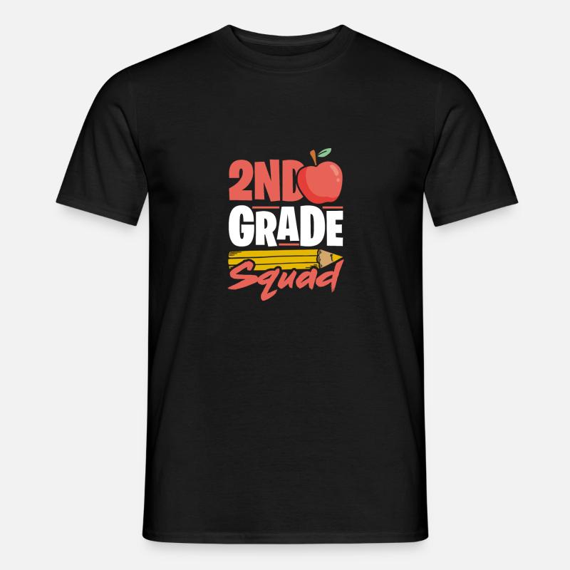 2nd Grade Squad - Männer T-Shirt - Schwarz
