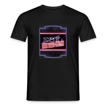 beach bubaprints under the tree dinosaur gift - Men's T-Shirt - black - Front - AI Model Male 178 light (178cm)