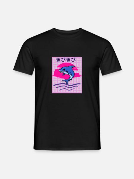 Snappy in Japanese - Men's T-Shirt - black