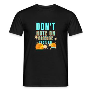 Science-fiction - T-shirt homme - noir - Devant - AI Model Male 178 light (178cm)