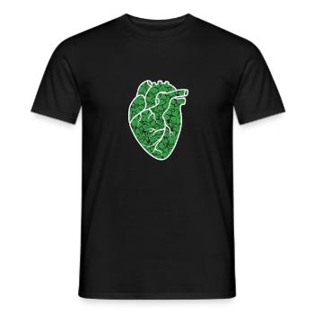 Clover Heart Cardiac Nurse St. Patricks - T-shirt homme - noir - Devant - AI Model Male 178 light (178cm)