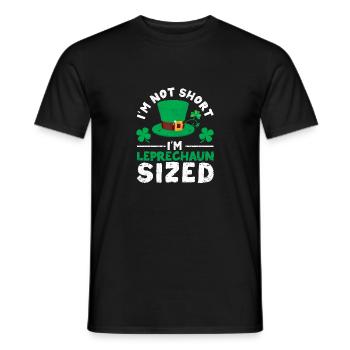 Irish St. Patrick's Day I'm not small - Men's T-Shirt - black - Front - AI Model Male 178 light (178cm)