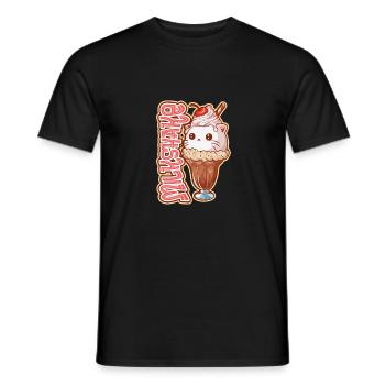 Milkshake Boisson au lait Cadeau au lait - T-shirt homme - noir - Devant - AI Model Male 178 light (178cm)