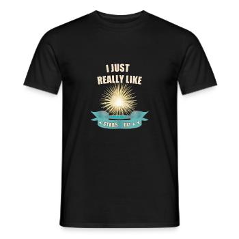 Stetnen lover - Men's T-Shirt - black - Front - AI Model Male 178 light (178cm)