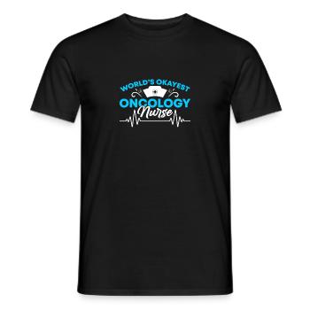 Oncologist Oncology Nurse - Men's T-Shirt - black - Front - AI Model Male 178 light (178cm)