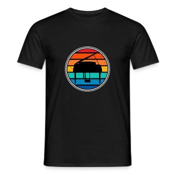 Klavier Flügel vintage funny Design - Männer T-Shirt - Schwarz - Vorne - AI Model Male 178 light (178cm)