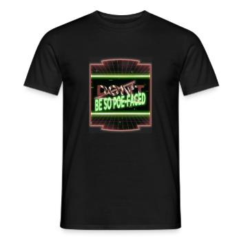 Dictons drôles Citations J’aime les livres drôles - T-shirt homme - noir - Devant - AI Model Male 178 light (178cm)