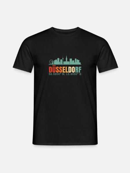 Dusseldorf - T-shirt homme - noir