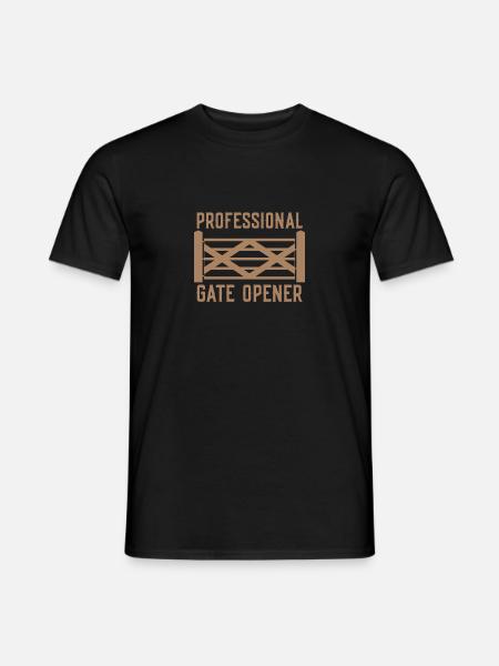 Rodeo Cowboy Fachmann - Männer T-Shirt - Schwarz