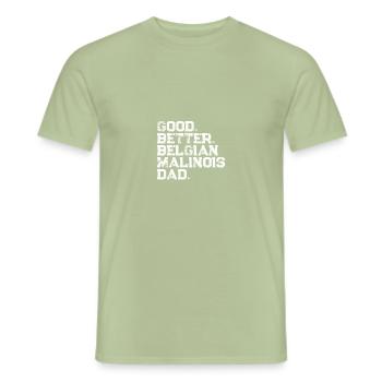 Berger Belge - T-shirt homme - vert sauge - Devant - AI Model Male 178 light (178cm)