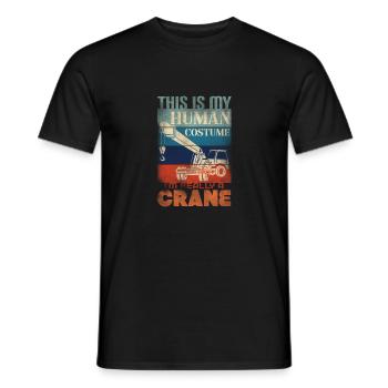 Cadeau de grutier - T-shirt homme - noir - Devant - AI Model Male 178 light (178cm)