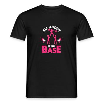 Frauen Squad Funny Cheerleading All About That - Männer T-Shirt - Schwarz - Vorne - AI Model Male 178 light (178cm)