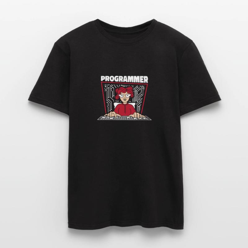 Developer Coder Programmer Girl Men's T-Shirt