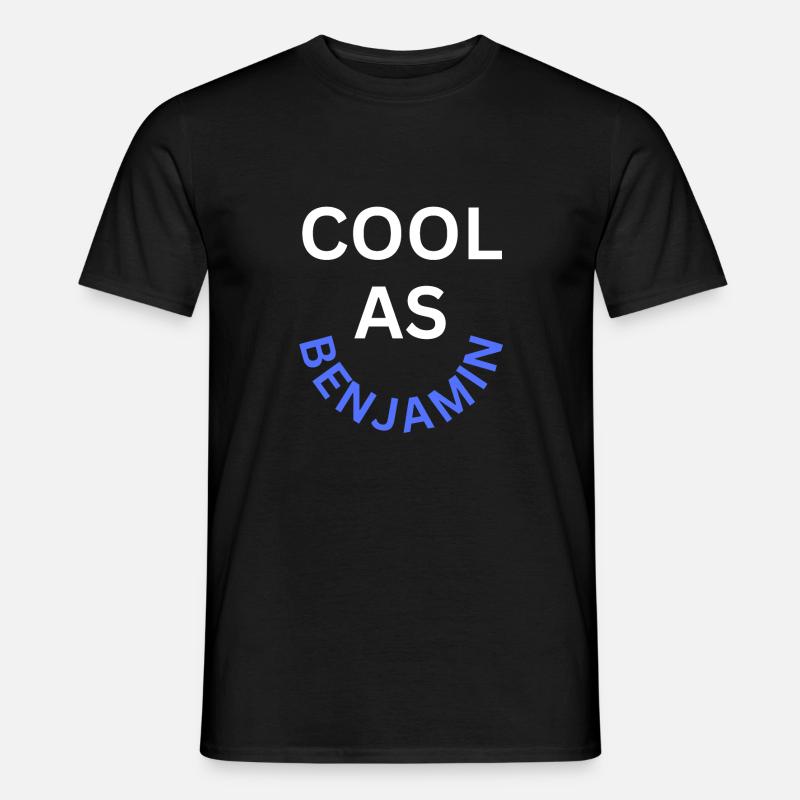 Cool as Benjamin Name - Men’s T-shirt - black
