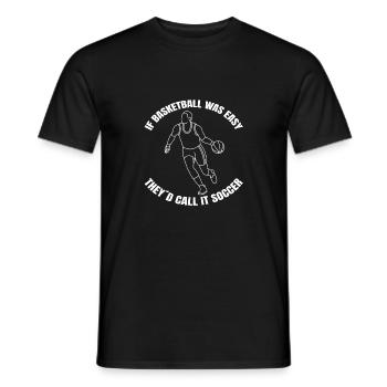 Club de basket-ball Amateurs de basket-ball Joueurs de basket-ball - T-shirt homme - noir - Devant - AI Model Male 178 light (178cm)