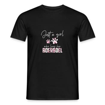Boerboel - T-shirt homme - noir - Devant - AI Model Male 178 light (178cm)