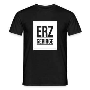 Erzgebirge Heimat - Männer T-Shirt - Schwarz - Vorne - AI Model Male 178 light (178cm)