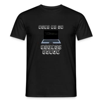 Computerprogrammierer Code Geek Cool Entwickler Wortspiel - Männer T-Shirt - Schwarz - Vorne - AI Model Male 178 light (178cm)