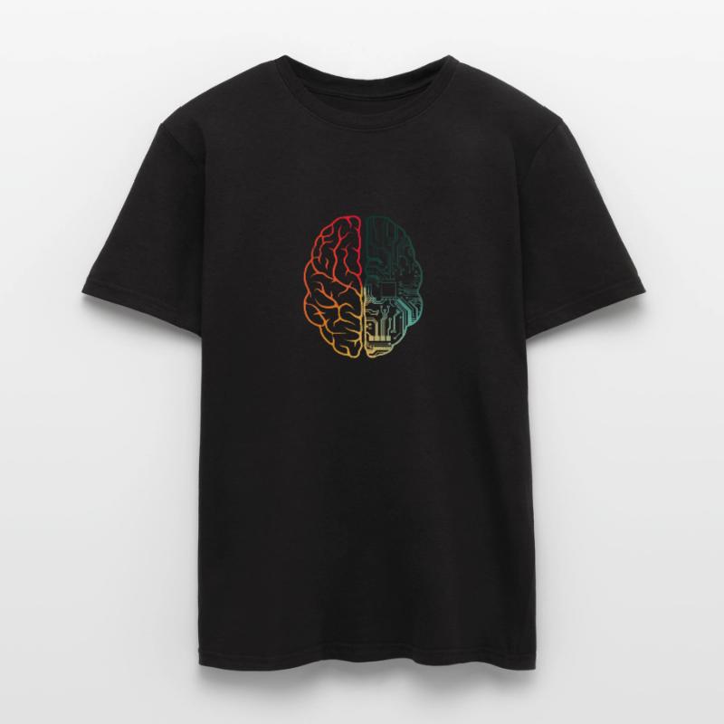 Programmeur Coding - Developer Programming Brain T-shirt homme