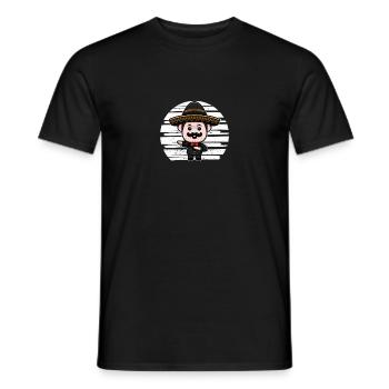 Tupfen Mariachi Mexiko Cinco de Mayo Mexikanischer - Männer T-Shirt - Schwarz - Vorne - AI Model Male 178 light (178cm)