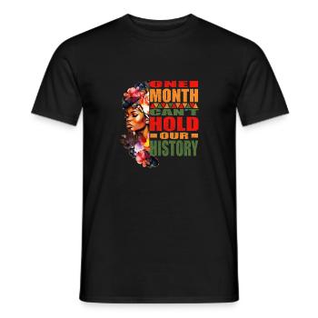 Mois de l’histoire des Noirs Juneteenth Femmes africaines - T-shirt homme - noir - Devant - AI Model Male 178 light (178cm)