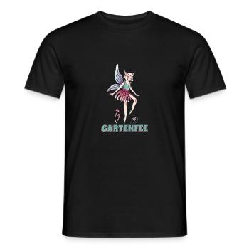 Hobbygärtner Garten Blumen Gartenfee - Männer T-Shirt - Schwarz - Vorne - AI Model Male 178 light (178cm)