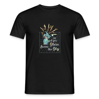 Star catcher - Sternenfänger - Männer T-Shirt - Schwarz - Vorne - AI Model Male 178 light (178cm)