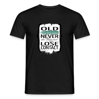 Electrician Beer Coffee Bday Birthday Funny - Men's T-Shirt - black - Front - AI Model Male 178 light (178cm)